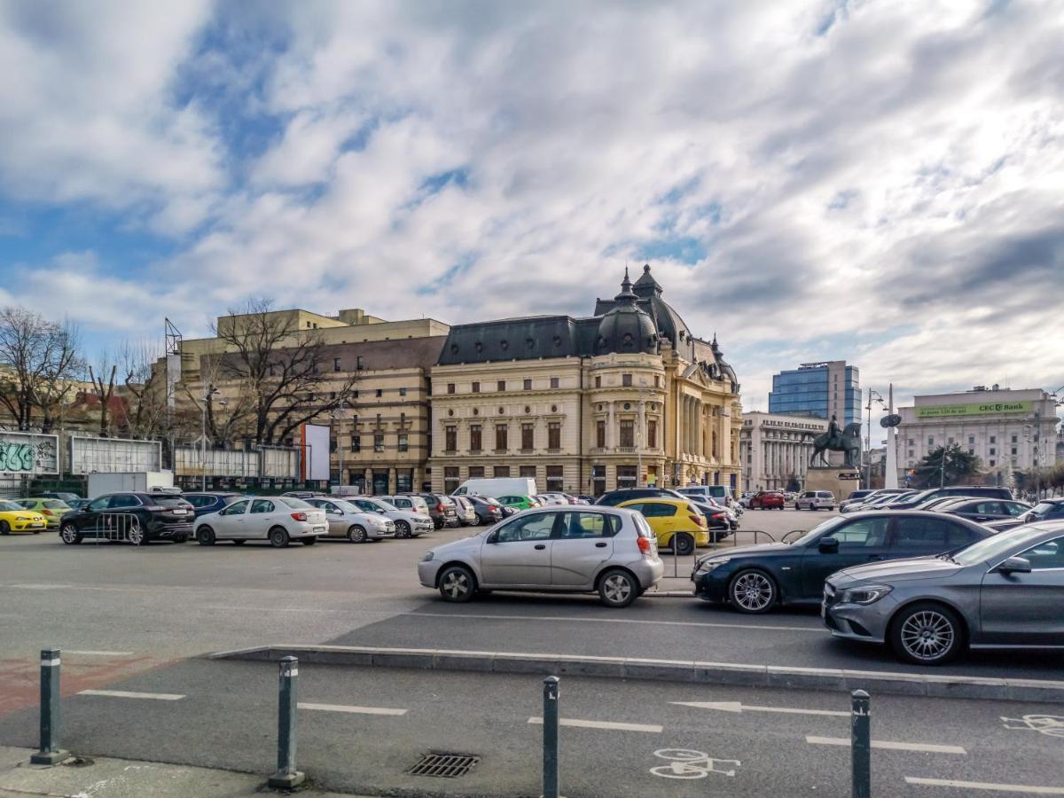 Victoriei Blue Apartment Bukares Bagian luar foto